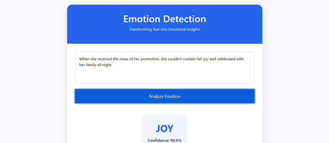BERT Emotion Detection